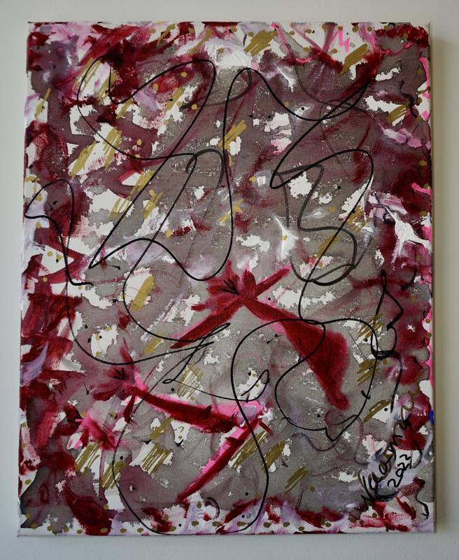 Untitled — Crimson Study